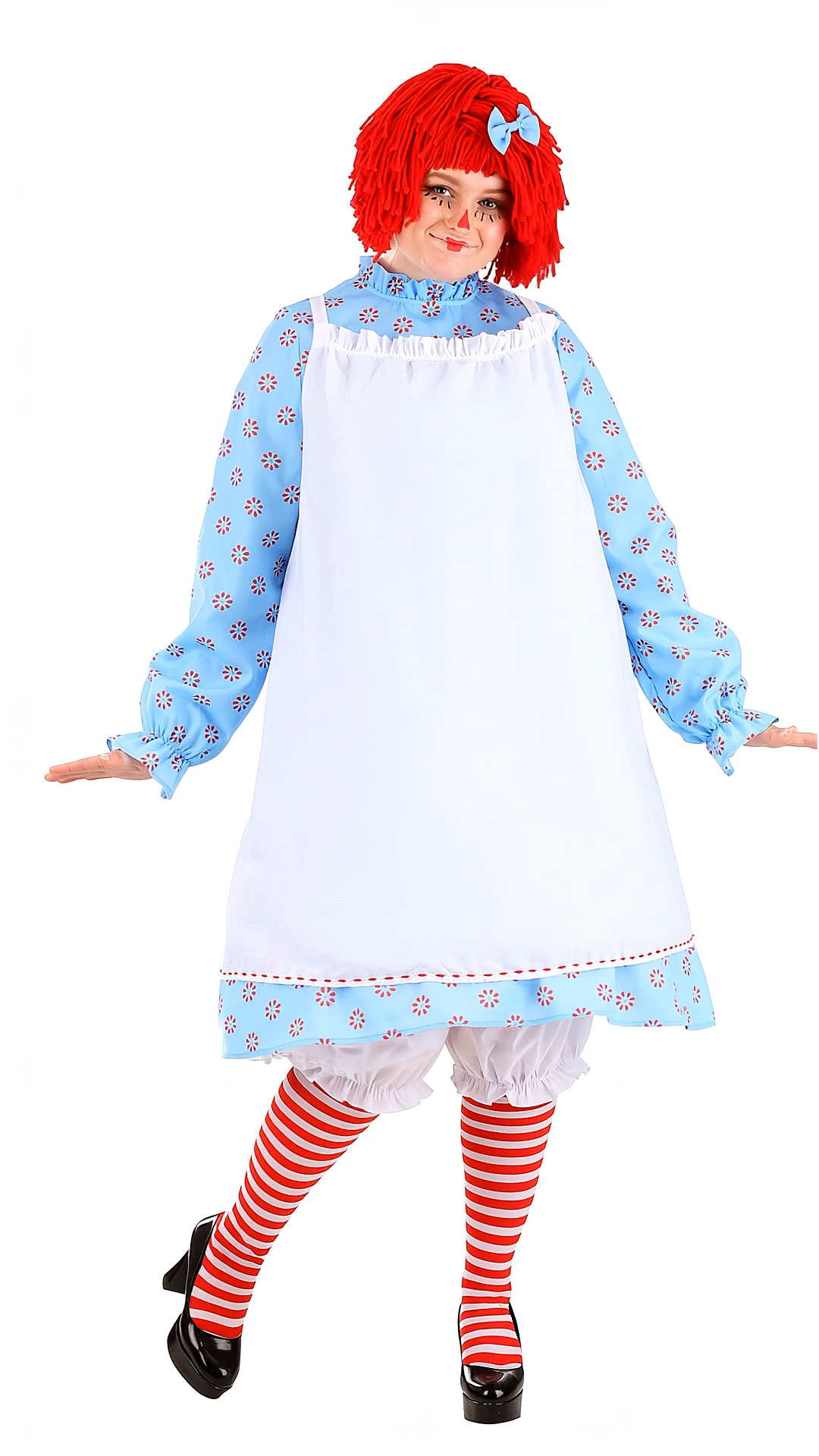 FUN4021PL Women's Exclusive Raggedy Ann Plus Size Costume